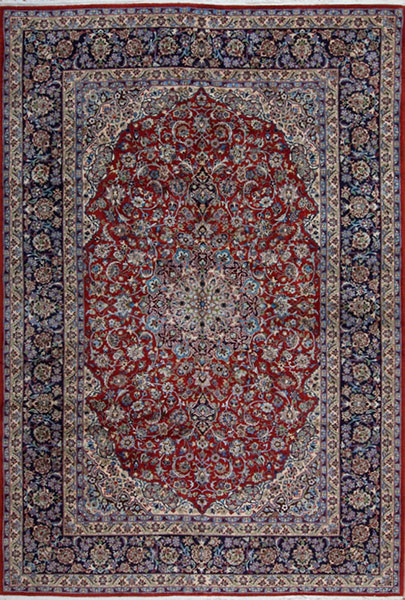 77754, Persian Sarouk 8.7 X 12.9